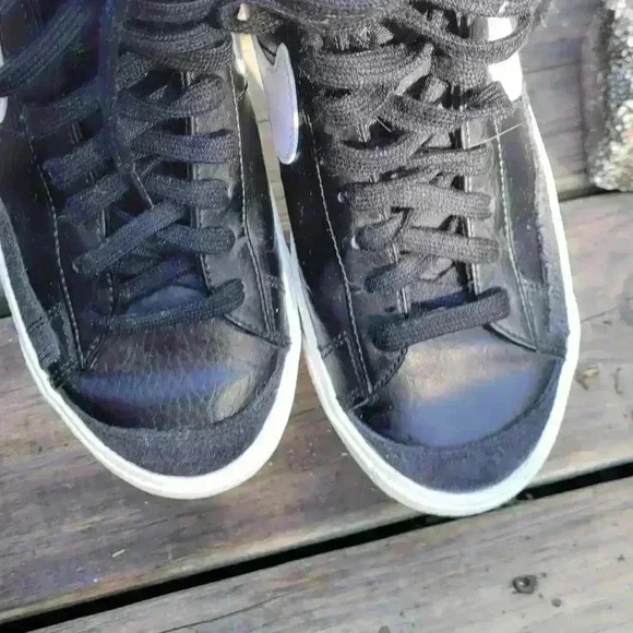 Nike Blazer Mid '77 Vintage BQ6806-002 Black Sail Size 8 2021 Retro Men's Shoes - Picture 5 of 14